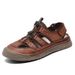 Plus Size Men's Summer Closed-Toe Sandals, Men's Outdoor Casual Sports Shoes With Soft Sole And Non-Slip Beach Shoes_vogvips.com