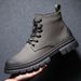 European Warm Series Men' Martin Boot 2025 Spring And Autumn Caual Work Non-Slip Waterproof Trendy Veratile Sneaker Britih Fahion_vogvips.com