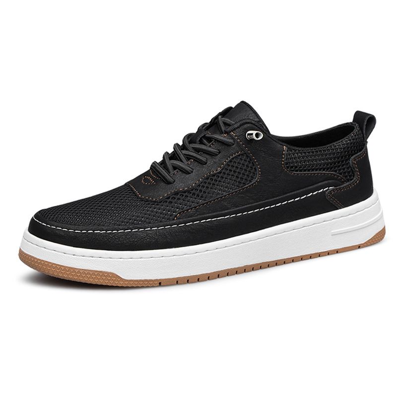 Men's Shoes Men's Sports Shoes Mesh Shoes Breathable Soft-soled Casual Mesh Board Shoes_vogvips.com