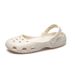 In-stock Ballet-style Perforated Sandals For Women, Fashionable, Soft-soled, Comfortable, High-end Feel, Summer Non-slip_vogvips.com