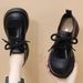 Versatile Soft Leather Thick-soled Loafers, 2025 New Autumn British Style Slip-on Shoes, Height-enhancing And Slimming,_vogvips.com