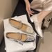 Square Head Thick Heel Fashion Single Shoes Women's Bag Head Sandals Rear Empty Light Mouth Middle Heel Mary Jane Shoes Women's Shoes_vogvips.com