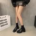 British Style Single Shoes, Small Leather Shoes, Thick Heels, Square-toed Loafers, And Women's Shoes_vogvips.com