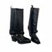 Newan American Niche Design Western Cowboy For Women, 2026 Autumn And Winter New Style, Chunky Heel, Pointed Toe,_vogvips.com