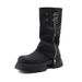 Chunky Sweet Cool Style Hot Girl Slouch Thick Sole Platform Over-the-Knee Long Mid-Calf Riding Boots_vogvips.com