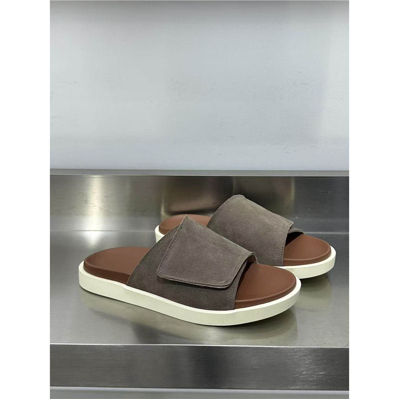 Newan Style Old MNewey Men's Slippers, Genuine Leather Slide Sandals, Summer Casual Outdoor Wear, Comfortable,_vogvips.com