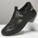 Men's Summer Beach Shoes With Soft Soles, Breathable, Casual Slip-Ons, Protective Toe, Men's Sandals With Holes_vogvips.com