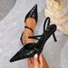 Cross-strap Simple And Stylish Open-back High-heeled Shoes, 2026 New Sexy Stiletto Women's Pumps_vogvips.com