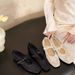 Bowknot Fairy Flats Women's 2026 New Spring Summer Flat Mesh Breathable Shallow Mary Jane Shoes_vogvips.com