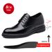 Men's Height Increasing Leather Shoes 8cm British Style Pointed Toe Wedding Groom Shoes_vogvips.com