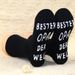 Mid-tube cotton socks sole letter non-slip adhesive socks creative casual sports floor socks_vogvips.com