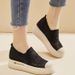 Fisherman's Shoes For Women In Summer 2025, Height Increasing Women's Small Fragrance Style, One Foot Kick, Le Fu Shoes,_vogvips.com