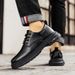 European Warm Series Autumn Winter New Low-top Martin Boot Thick-oled Height-increaing Britih Style Buine Veratile Fahion Men'_vogvips.com