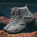 Translation: 2025 New Fall Men's Workwear Outdoor Hiking Boots Thick Soles High-top Martin Boots Outdoor Fashion Men's Shoes._vogvips.com