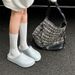 Popular EVA Closed-toe Slippers Men, Suitable For Outdoor Wear, Non-slip, Waterproof, Half-slippers, Stylish Couple's_vogvips.com
