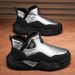 2025 Men's Autumn, And Winter Snow Boots With Thickened Fleece And Anti-slip Cotton Boots On One Foot_vogvips.com