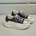 Chunky Sneakers Spring And Autumn Thick Sole 2025 New Trendy Casual Sports For Women Student Running Shoes_vogvips.com