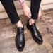 Euro Step Brogue Carved Pointed Lace-Up Leather For Men Spring New Business Formal British Style Office Shoes_vogvips.com