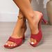 Large Sandals Summer New Style Straight Square Head Thin High Heeled Fashion Versatile Temperament Exquisite_vogvips.com