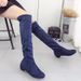 Plus Size Winter New High Tube Extra Over-the-Knee Flat Women Spring Autumn Long Boots_vogvips.com