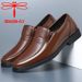 Casual For Men, Summer Genuine Business Formal Leather Soft Sole Breathable Thin Black Middle-aged Dad Shoes_vogvips.com