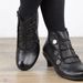Women's Waterproof Chunky Heel Ankle Boots, Plus Size 40-43, Fashion Comfortable Short Booties For Travel, Durable & Multi-purpose_vogvips.com