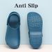 Hot Sale Surgery Shoes Light Weight Dental Clinic Anti Slip Nurse Slippers Cheap Back Strap Medical Clogs 5X03-08_vogvips.com