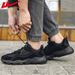 Pull-back Shoes For Men, Autumn And Winter Breathable New Men's Sports Running Shoes, Stylish Men's Shoes In Black, Versatile_vogvips.com