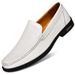 Slip-On Lazy Trendy Spring Men's Genuine Leather British Casual Shoes Korean Style Loafers Men_vogvips.com