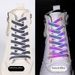 Holographic Rainbow Reflective Shoelaces – Prismatic Color-Shifting (Black & White Trim Options) – 80cm To 160cm Lengths_vogvips.com