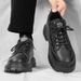 Spring 2025 New Black British Style Formal Casual Leather Men's Outdoor Low-top Work Shoes Thick Sole_vogvips.com