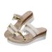 Women’s Shoes Large Size Women's Sandals Summer New Flat Wedge Heel Fish Mouth Casual Women's Sandals_vogvips.com
