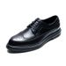 Summer New Brogue Formal Business Casual Leather British Style Carved Low-top Men's Shoes_vogvips.com