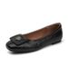 Sheepskin Slip-On Flat Korean Style Elegant Commuter French Soft-Soled Women's Shoes, New-Style Shoes For Spring_vogvips.com