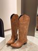 Western Cowboy Women, Long 2025 New Style, Rivet Pointed Toe, Over-the-Knee High Boots, Plus Size Riding Boots For Women_vogvips.com