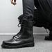 European Warm Series Spring And Autumn Outdoor Anti-Smash Combat Men's High-Top Explosion-Proof Workwear Special Service Training Shoes_vogvips.com