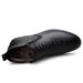 Men's Shoes Casual Leather Shoes Men's Soft-soled Lazy Shoes Warm Fleece Short Boots Medium Help Tooling Shoes Martin Boots_vogvips.com