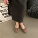French-style Vintage Bow Ballet For Women, 2026 Spring-summer New Model, Shallow Flat To Match Skirts, Granny Shoes_vogvips.com