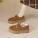 Weiwei Girl 678-5 Thick-Soled Fleece-Lined Snow Boots Winter One-Strap Height-Increasing Warm Cotton Shoes_vogvips.com