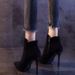 Autumn Matin Women, Shot Boots, 2025 New Sexy Pointed Toe Stiletto Intenet Celebity High Heels, Slim Boots Fo_vogvips.com