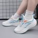 Women's Shoes Spring Foreign Trade New Running Shoes Men's Versatile Large Size Casual Sports Shoes Breathable Flying Woven Couple Shoes Wholesale_vogvips.com