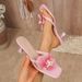 High 2025 Summer New Niche Design Flower Square Toe Thin Heel Wedge Sandals For Women In Stock_vogvips.com