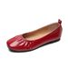 French Retro Soft-soled Ladyshoes Gentle Temperament Pleated Silver Light Mouth Flat-soled Single Shoes Women_vogvips.com
