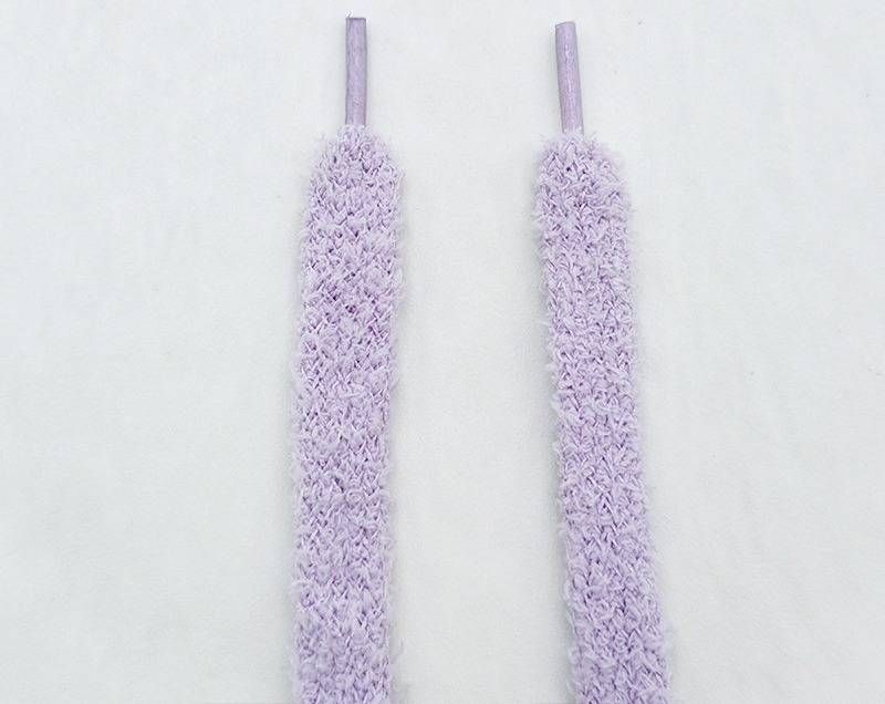 Fuzzy Shoelaces 1.3cm Wide - Soft Plush Laces For Sneakers, Casual Shoes, Hoodies & Caps (120cm/140cm, 13 Colors)_vogvips.com
