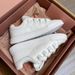 White Shoes, Women's Genuine Leather Breathable Multifunctional Lace Up Thick Sole Height_vogvips.com