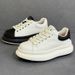 Casual Autumn New Trend Versatile Genuine Leather White Men's Lightweight Thick Sole Height-Increasing Dad Shoes Trendy_vogvips.com