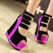 Women's New Platform Shoes, High Heels, Women's Shoes, Fashionable Waterproof Platform Wedge Heels, Increased Roman Thick-soled Sandals_vogvips.com