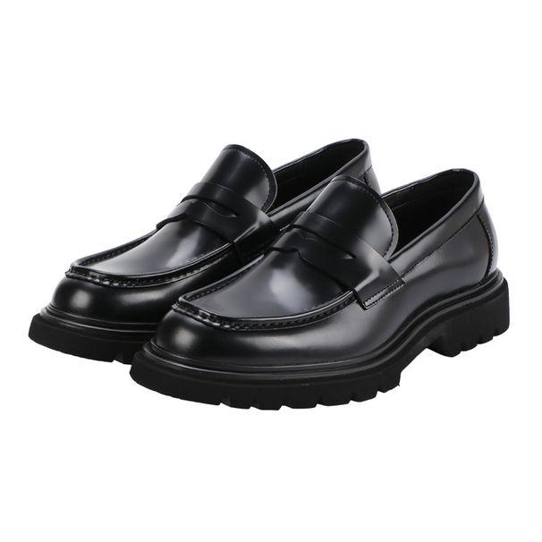 Men's Made Of Genuine Mh, Lefu Sho, Men's Trendy Brand Thick Sol, Elevated Height Busins And Leisure Leather_vogvips.com