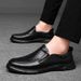 Sneakers Men's Casual Leather Shoes Round Head Style Shoes Tide_vogvips.com
