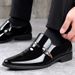 European Warm Series Autumn Winter New Pointed Leather For Men Youth Korean Verion Britih Fahion Trendy Men' Buine Slip-On Caual_vogvips.com